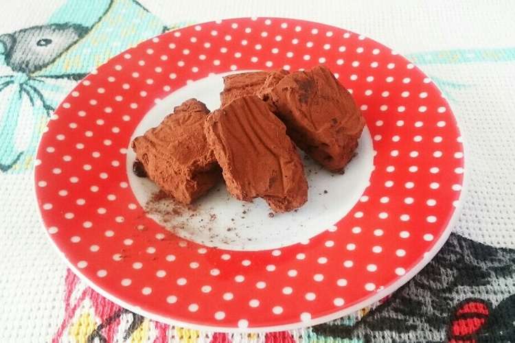 ココナッツオイルと純ココアで生チョコ レシピ 作り方 By のあぷ クックパッド