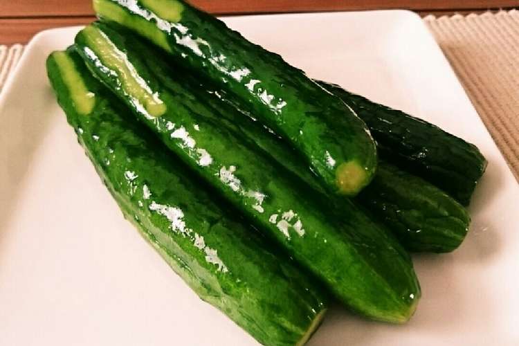 簡単 まるごと胡瓜の一本漬け レシピ 作り方 By Wachicoo クックパッド 簡単おいしいみんなのレシピが351万品
