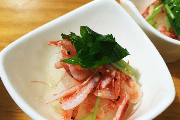 釜揚げ桜海老と大根おろしの和え物 レシピ 作り方 By 風桜ママ クックパッド 簡単おいしいみんなのレシピが361万品