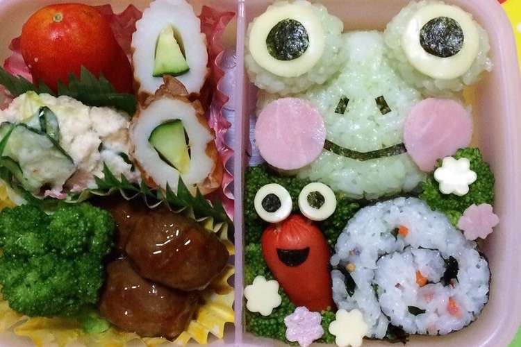 キャラ弁 カエル レシピ 作り方 By 頑張れ ママ クックパッド 簡単おいしいみんなのレシピが351万品