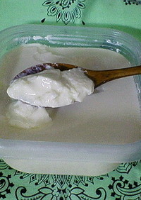 自家製豆乳ヨーグルトハーフ＆ハーフ