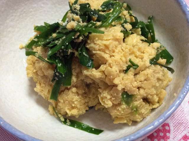 シイラのニラ卵 レシピ 作り方 By ほのどんママ クックパッド