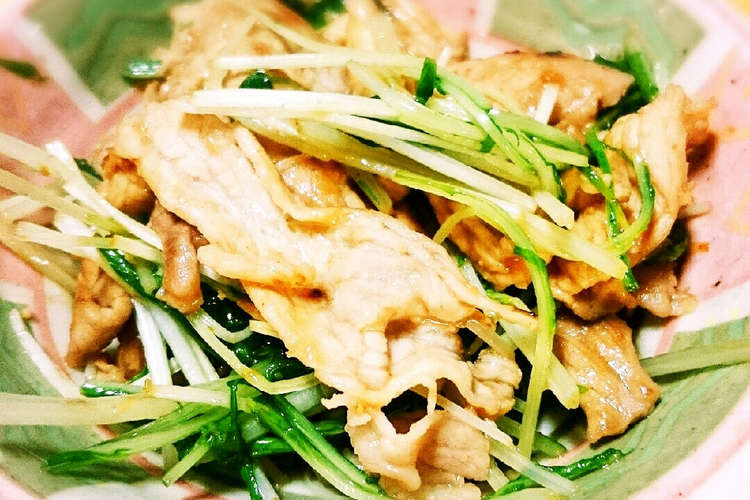 豚肉と水菜のマヨ味噌炒め レシピ 作り方 By なお美ちゃん クックパッド 簡単おいしいみんなのレシピが352万品