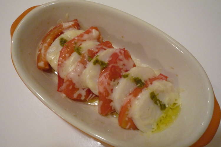 父の日おつまみ かまぼこ焼きカプレーゼ レシピ 作り方 By いちごチョコぐみ クックパッド