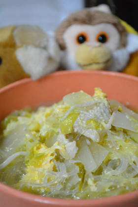 *鶏とキャベツの春雨ダイエットスープ*