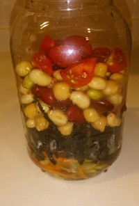 ヘルシーヒジキ豆サラダ