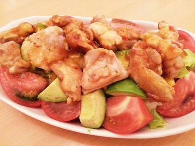 簡単！アジアン鶏の甘辛サラダの写真