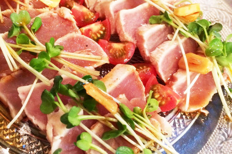 びん長まぐろの叩き ピリ辛ダレで レシピ 作り方 By おうちごはん クックパッド 簡単おいしいみんなのレシピが373万品