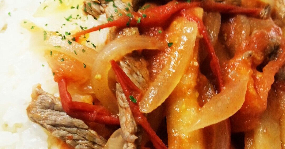 ロモサルタード（ペルー産牛肉炒め）のレシピ