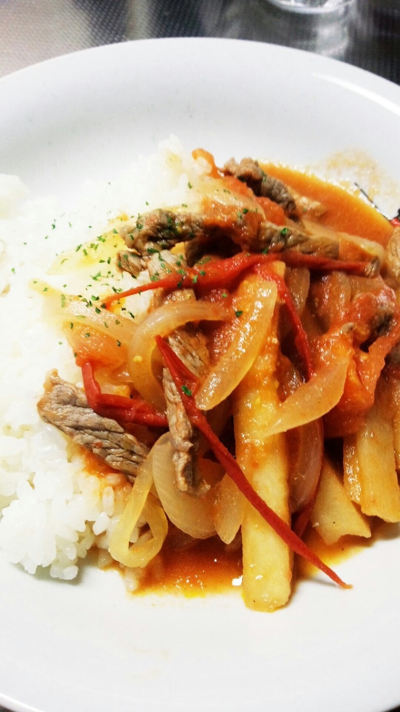 ペルー料理 ロモサルタード by らいとさん 【クックパッド】 簡単おいしいみんなのレシピが350万品