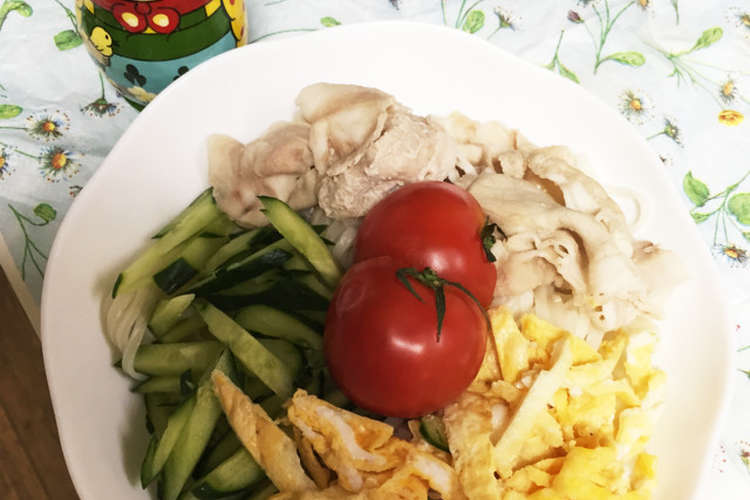 創味のつゆで ぶっかけ稲庭うどん レシピ 作り方 By 心にリボン クックパッド