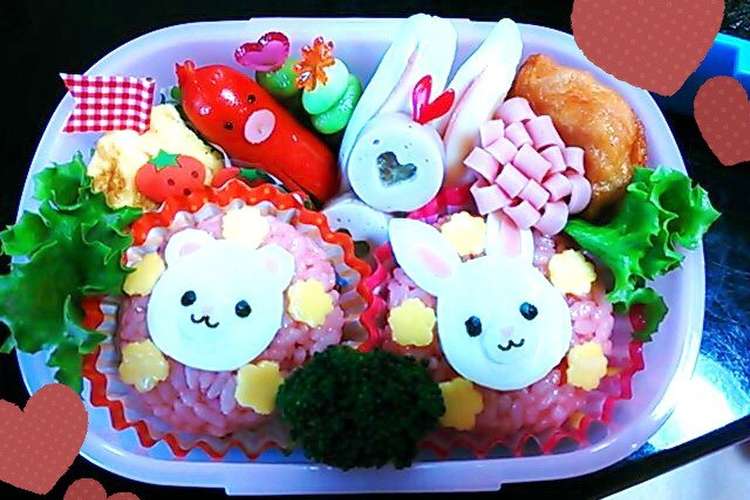 シルバニア キャラお弁当 レシピ 作り方 By 夢ぅ クックパッド