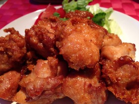 ガーリックパウダーで簡単・鶏のから揚げ