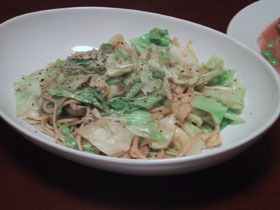 パスタ:キャベツとアンチョビ