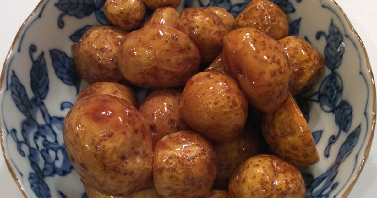 小粒の新じゃが芋の丸ごと甘辛煮 by AKE60 【クックパッド】 簡単おいしいみんなのレシピが343万品