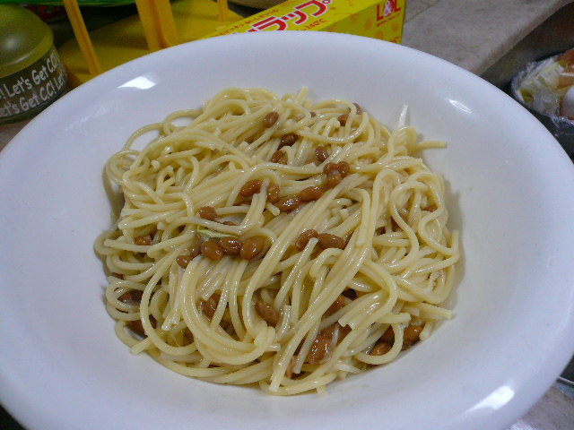 梅風味☆納豆スパゲティの画像