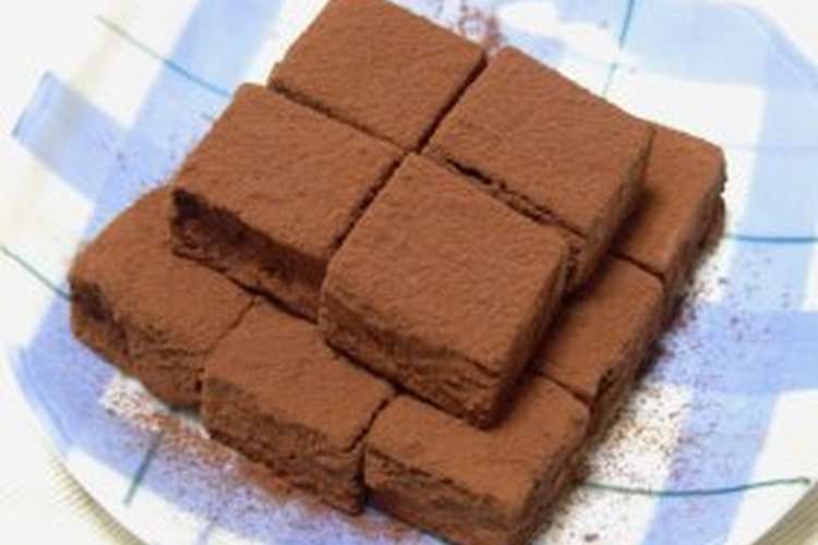 生チョコ 生クリーム増量ver レシピ 作り方 By Nin クックパッド