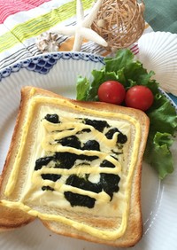 生海苔とチーズの＊＊トースト