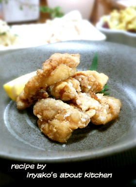 激しく簡単時短味付け手抜き鶏の唐揚げ