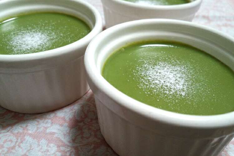 濃厚な抹茶豆乳プリン風 卵なし レシピ 作り方 By もへほっぺ クックパッド 簡単おいしいみんなのレシピが352万品