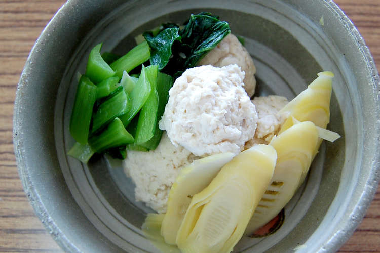便秘にも 鶏団子とたけのこの煮物 レシピ 作り方 By 宮崎県小林市 クックパッド 簡単おいしいみんなのレシピが352万品