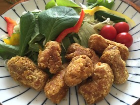 大豆ミートで鶏唐揚げ風♡