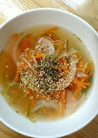 冷蔵庫整理❣簡単♡食べる❣中華スープ