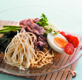 豚肉とチーズの冷やし中華