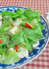 ♡わが家の豆腐サラダ