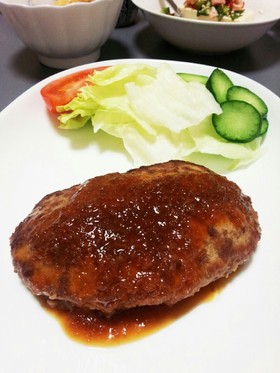 ドライおからの豆腐ハンバーグ♪