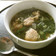 小松菜と鶏団子のスープ@10分