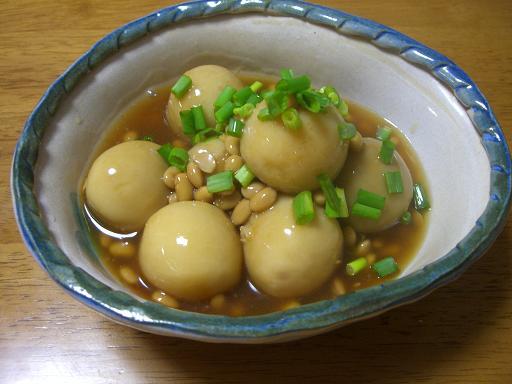 里芋と納豆のねば☆トロ煮の画像