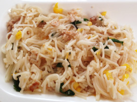 離乳食後期〜そうめんチャンプル!