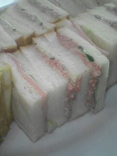 すんごく美味しい☆コンビーフサンドイッチの写真