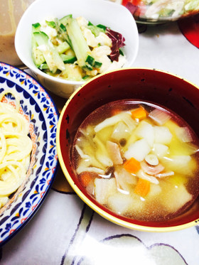 超簡単ですぐ出来る野菜スープ!
