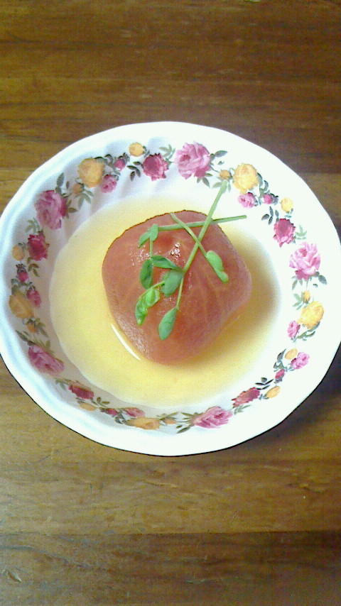 簡単☆まるごとトマト冷製スープの画像