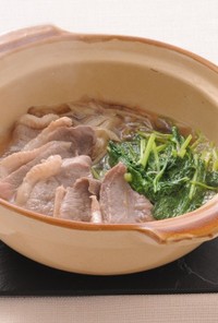 京壬生菜の鴨鍋