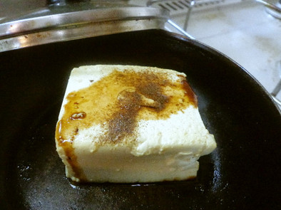 最速の胡椒醤油の豆腐ステーキの写真