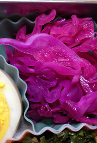紫キャベツのピクルスの酢漬け