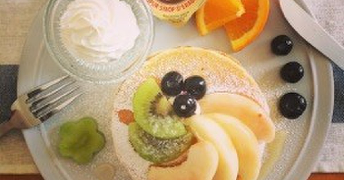 ホットケーキの焼き方 盛り付け方 レシピ 作り方 By Pippioi クックパッド