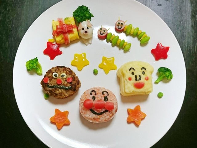 1歳お誕生日プレート アンパンマン レシピ 作り方 By Ak332 クックパッド 簡単おいしいみんなのレシピが356万品