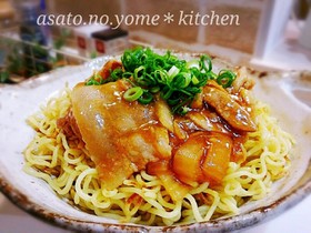 簡単❃本格♬豚バラ白菜♬あんかけ焼きそば