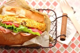 きのこのオムレツdeバランスサンド