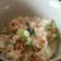 納豆と小松菜の味噌雑炊