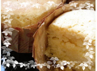 ホワふわメープル生クリームのカップケーキの画像