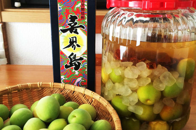 黒糖焼酎で仕込む梅酒 15 レシピ 作り方 By お料理パンダ クックパッド 簡単おいしいみんなのレシピが357万品