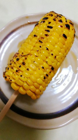 トウモロコシのめんつゆがけ（おやつにも♪