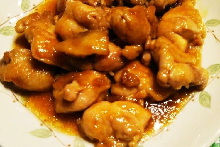 梅ジャム 鶏もも肉の照り焼き テリテリ煮 レシピ 作り方 By たぬぴぃ クックパッド 簡単おいしいみんなのレシピが376万品