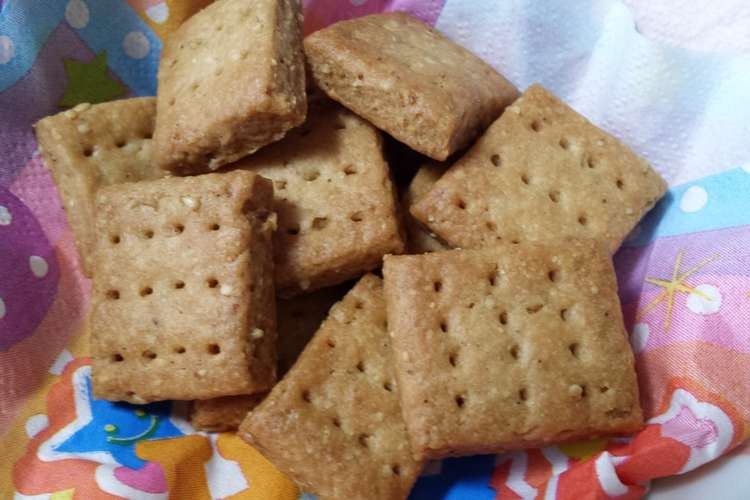 保育園のおやつ 白ごまクッキー レシピ 作り方 By ひぽ クックパッド 簡単おいしいみんなのレシピが358万品