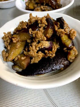 ナスの肉味噌炒め(作り方材料を見直し済)